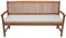 Beautissu Bankauflage - Bequeme Sitzkissen für Gartenmöbel - waschbare Bankkissen Sitzauflage - Gartenbankauflage Outdoor - Palettenkissen 100x48x5 cm - Hellgrau - Base BK