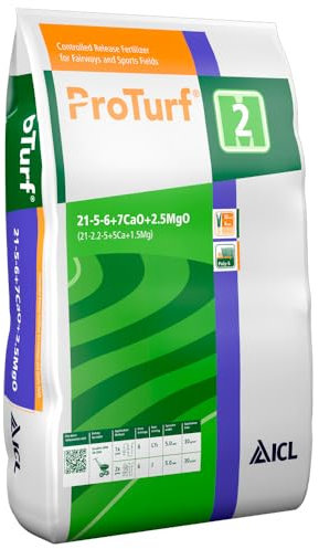 ICL Engrais Gazon Professionnel Proturf 21-5-6 Formule été à libération programmée