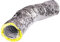 Tubo Isoflex Aislado de Sonido - Manguera de Aire de Escape 160 mm 1 Metro - Flexible para Ventilación y Aire Acondicionado