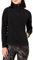 Amazon Essentials Damen Langärmelige Pulloverjacke aus Polarfleece mit Viertelreißverschluss, Klassischer Schnitt - Auslauffarben, Schwarz, XL