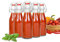 Sendez Lot de 2 Bouteilles en Verre avec Fermeture à étrier 200 ML, Verre, Transparent, Lot de 6
