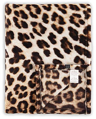 Zo!Home Leopard Plaid 140X200 Brown