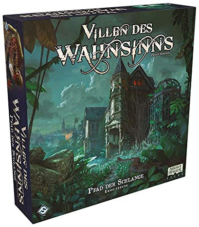 Fantasy Flight Games, Villen des Wahnsinns 2. Edition – Pfad der Schlange, Erweiterung, Expertenspiel, Dungeon Crawler, 1-5 Spieler, Ab 14+ Jahren, 120+ Minuten, Deutsch