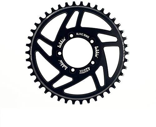 windmeile | Lekkie Bling Ring Kettenblatt, 42T, für Bafang BBS01 und BBS02, Kettenring, Chain Ring, Fahrrad, E-Bike, Pedelec