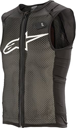 Alpinestars Gilet di Protezione Paragon Plus, Nero/Bianco, XS Unisex-Adulto