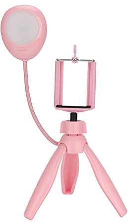 Fill Light Phone Holder, with Anti-slip Mats Folding Design Fill Light, Suitable for Mobile Phones Under 6 Inches.