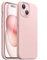 JETech Silicone Case for iPhone 15 6.1-Inch, Silky-Soft Touch Full-Body Protective Phone Case, Shockproof Cover (Pink)