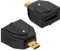 Duttek 8K Micro HDMI to Mini HDMI Adapter, 48Gbps Micro HDMI Male to Mini HDMI Female Extender Adapter 2.1 Versions Supports 8K@60HZ Video for Laptop, Monitor, Projector(2 Pack)