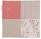 ULLENBOOM Kissenbezug 40x40 Kinder Rosa Blüten (Made in EU) Oeko-TEX Materialien - Kopfkissenbezug aus 100% Baumwolle, Bezug auch für Dekokissen geeignet