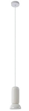 Lindby Pendelleuchte Kerimi (Skandinavisch) in Weiß aus Keramik (1 flammig, GU10) - Deckenlampe Esstischlampe Hängelampe Hängeleuchte Wohnzimmerleuchte