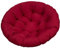 Milageto Kissen Sitzkissen 40 × 40 cm für Schaukelstuhl, Runde dicken Stuhl Kissen, Schaukel Sitzkissen Hängesitz Sitzkissen Abdeckung für Indoor Outdoor Terrasse Stuhlkissen, Dunkelrot