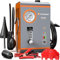 FOXWELL EVAP Nebelmaschine Kfz ST203, Professionelles Dual-Modi Rauchmaschine Kfz Lecksucher mit Druckanzeige & Durchflussanzeige für Echtzeit-Daten, Luftpumpe 16L/Min, Komplette Kit für 12V Fahrzeuge