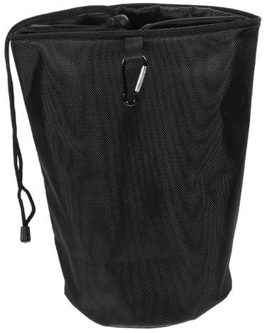 Ciieeo Laundry Organizer Drawstring Clothespin Bag Storage Bag Hooks Drawstring for Home Travel