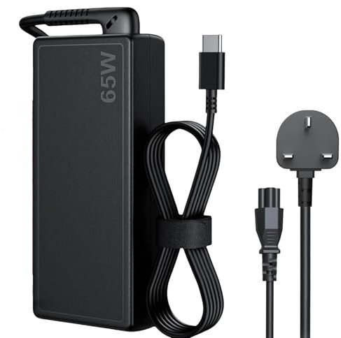 65W USB-C Lenovo Laptop Charger, thinkpad Charger for Lenovo ThinkPad x1 Carbon T14 T15 T580 T590 X280 X380,Chromebook C330/S330/100e/300e/500e,Yoga 720 910 920 Chromebook