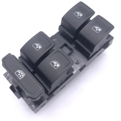 LoreenCar Elektrischer Fensterheber Schalter 5G0959857/5GG959857B für VW Golf 7, Arteon, Passat B8, Tiguan, Touran, Skoda Karoq/Kodiaq/Superb, Seat Leon