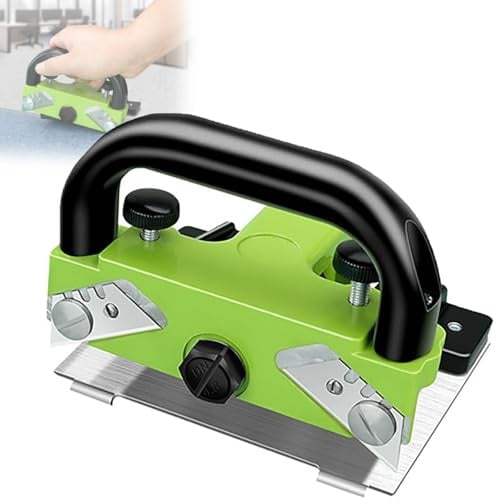 OSPSHPG PVC-Boden-Schneidmaschine, Kunststoff-Boden-Kratzer-Konstruktionswerkzeug, Klinge Tiefe Und Lücke Einstellbar, Sauberes Schneiden Und Nahtlose Spleißen, Für Büros, Fabriken, Heimdekoration