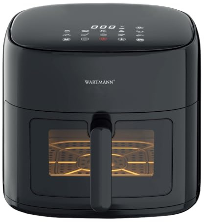 Friteuse à Air Chaud AirFryer céramique Wartmann WM2408-6L, Noir