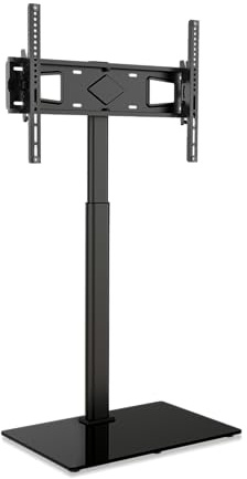 Meliconi Floor600 Supporto TV da Terra per Schermi 40-70, VESA 300-400-600, Portata Fino a 45 kg, Struttura in Acciaio, Nero