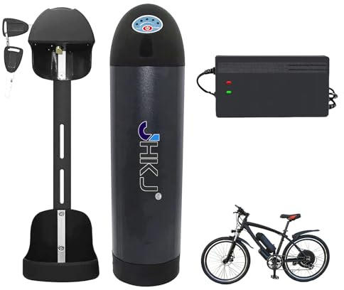JHKJ Batteria al Litio a Forma di bollitore per Bici elettrica da 24 V, 36 V, 48 V, 8 Ah, 10 Ah, 13 Ah, 15 Ah, 17,5 Ah, 18 Ah. Batteria a Forma di Bottiglia per Bici elettrica.,36v 8ah