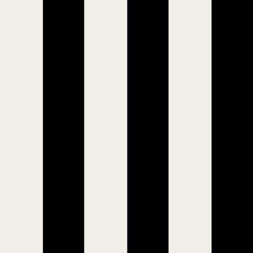 World of Wallpaper Regency Stripe, Matte Modern, Black/Cream (1123) | Easy to apply wallcovering, Classic, Feature Wall, Vertical, Horizontal, Living & Dining Rooms (10.05m x 53cm roll)