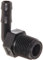 Banjo HB050/038-90 Polypropylene Hose Fitting, 90 Degree Elbow, 1/2 NPT Male x 3/8 Barbed