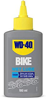 WD-40 Bike - Lubrificante per catena in condizioni di bagnato, 100 ml, colore grigio