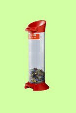 BritishBins Battery Recycling Tube Red 10ltr
