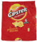Cipster the Original, Chips di Patate Croccanti, Gusto Leggero e Forma Iconica, 132g (multipack 6 bustine da 22g)