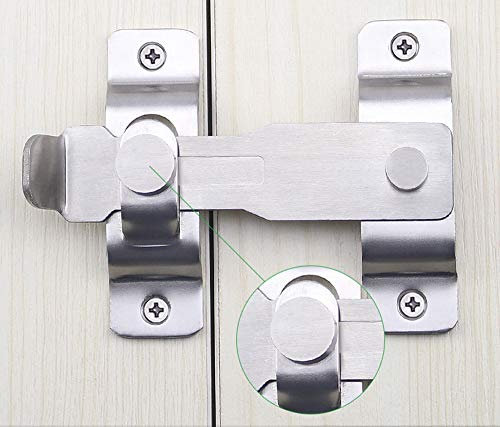 Inossidabile Acciaio Scorrevole Fienile Porta chiavistello Serratura Blocco Barns Scorrevole e Doppio Porte fermaglio serratura per Finestra Consiglio dei ministri Box auto e Capannone Flip cancello