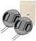 X2 55MM Bouchon Capuchon Cache D'OBJECTIF DE QUALITÉ avec Clip de Fermeture Avant pour Objectif DE DIAMETRE 55 MM Compatible Appareil Photo Toutes Marques - ADAPTOUT Marque FRANÇAISE