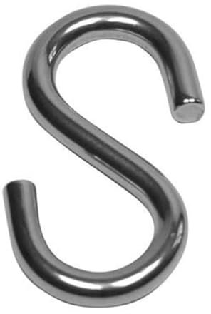 50 Stück - S-Haken, symmetrisch, Stahl verzinkt 60 mm Nr.4