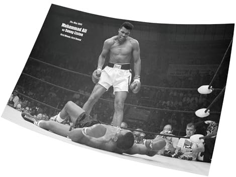 Tainsi Muhammad Ali (Vs. Sonny Liston) Sports Poster, 11 x 17 Zoll, 28 x 43 cm
