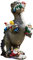 Dinosaurier-Gartenzwerge, lustig, lebensechte Tierstatue, beste Kunstdekoration für drinnen und draußen, Heimbüro