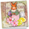 Ideen mit Herz Diamond-Painting-Grußkarte | 16 cm x 16 cm | 370 g/m² | Inkl. Umschlag & Werkzeug (Frohe Ostern)