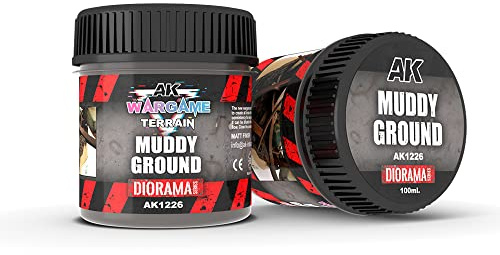 AK Interactive - Muddy Ground Wargame Terrain 100ml - AK1226