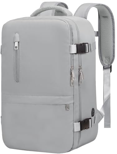 VMIKIV for Ryanair Cabin Bags 40x20x25 Underseat Travel Backpack Cabin Size for Mens Womens Hand Luggage Carry-Ons Laptop Backpack for Men Under Seat Flight Bag, with Chest Strap