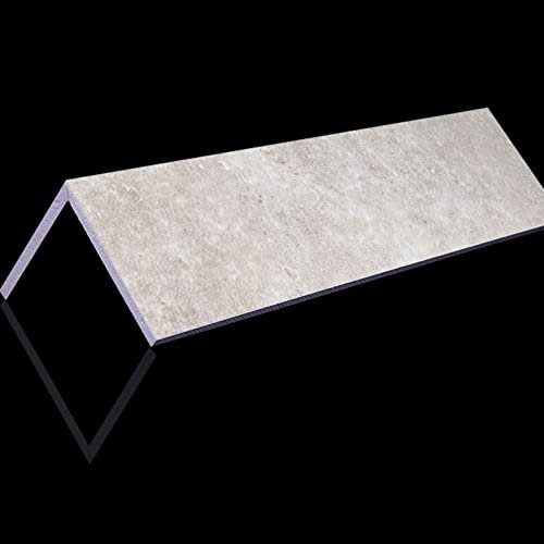 Outdoor Pipe Cover Enclosure, Indoor Bathroom Line Hide Conduit Concealer 120cm 47inch Long, Durable Acrylic Pipework Line Gas Raceway Protector/ Guard/ Sheild L Shape ( Color : #6 , Size : W 25cm - L
