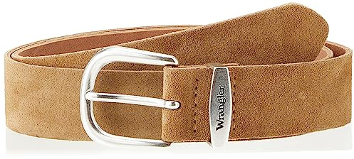 Wrangler - Gürtel Herren - 100% Leder - Easy Belt - Brown Suede