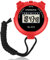 Vicloon Digital Sport Stoppuhr Timer, Digitale Stoppuhr mit Großem Display, Sport Stoppuhren mit Wecker, Kalender, Woche, für Trainer, Schiedsrichter, Basketball, Laufen, Schwimmen(Rot)