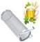 Biertrockentrichterfilter, 300-Mikron-Edelstahl, Hausgemachtes Bier, Hopfensieb mit Haken (10 * 25,5 cm)
