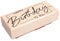 Rayher Stempel Holz Happy Birthday to you, 4 x 9 cm, Stempel Geburtstag, Holzstempel zum Gestalten von Karten, Umschlägen, Geschenken, Motivstempel, Butterer Stempel, 29245000