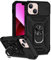 Hitaoyou iPhone 13 mini Case, iPhone 13 mini Case with Camera Cover & Kickstand Military Grade Shockproof Heavy Duty Protective with Magnetic Car Mount Holder Phone Cases for iPhone 13 mini Black