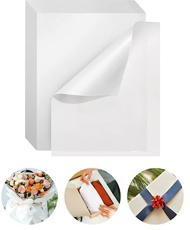 Acid Free Tissue Paper Large for Clothes Storage Gift-Wrapping White MG 18gsm Decorative Sketch and Cutting Paper for Art Craft and Packaging Paper Sheets Bulk – 500mm x 750mm (20 x 30) - 100 Sheets
