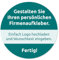 Firmen-Aufkleber mit Logo & Wunschtext selbst gestalten, 48 Stück, PVC-Folie, selbstklebend, wetterfest - Logo-Etiketten mit Firmeneindruck (Rund 10 cmØ)