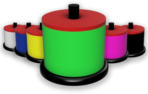R-Satz Shop Schocken Schockbesteck - Auswahl aus 6 Farben - Schockturm Meiern Knobeln Jule Lügen Partyspiel (Grün)