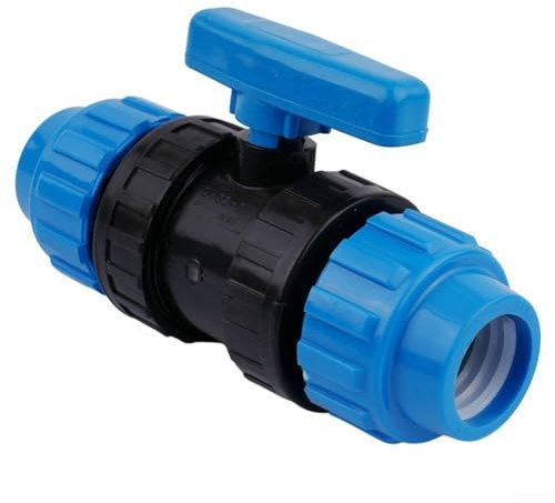 Raccords de tuyau d'eau, raccord à serrage en polyéthylène pour jardinage à la maison, production de jardinage (50 mm x 50 mm)