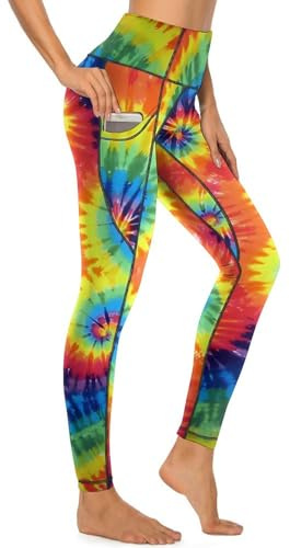 MSOKAZZLES Yogahose mit hoher Taille für Damen, Laufen, Sport, Workout, Yoga, Leggings mit Taschen