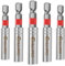 ColumPRO-Magnetischer-Bit-Halter-Set, 5 Stück 60 mm Bohrbit-Halter für Schraubendreher-Bits.