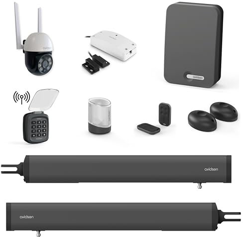 Kit Apricancello a Battente WiFi con Telecamera Motorizzata 2K e Tastierino a Codice Numerico via Radio - Avidsen