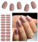 Kalolary 20 Stück Gel UV Nail Wraps Nagelsticker, Selbstklebend Nagelfolie Nagelaufkleber Gel Nagellack Aufkleber Gel Nail Strips mit Nagelfeile und Stick (D)